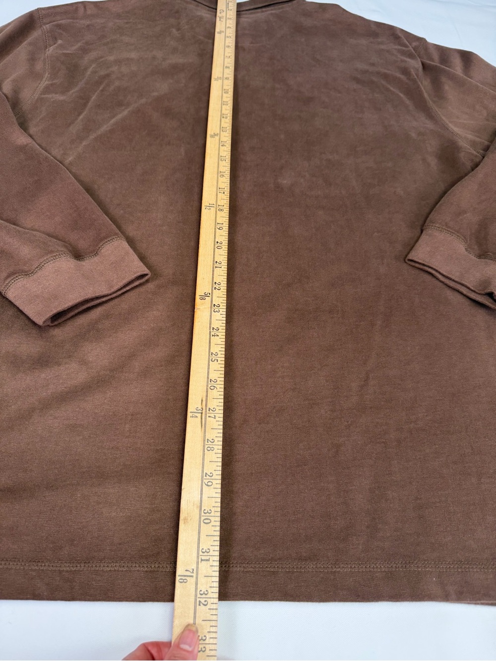 North River Outfitters XL Long Sleeve Quality  Polo Shirt - Brown - Picture 15 of 15